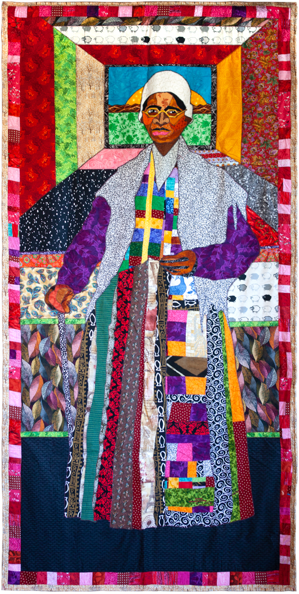 Ramsess, Sojourner Truth., 2006. Fabric. 104 x 51 inches. Photo by Natalie Hon. Courtesy of the artist.